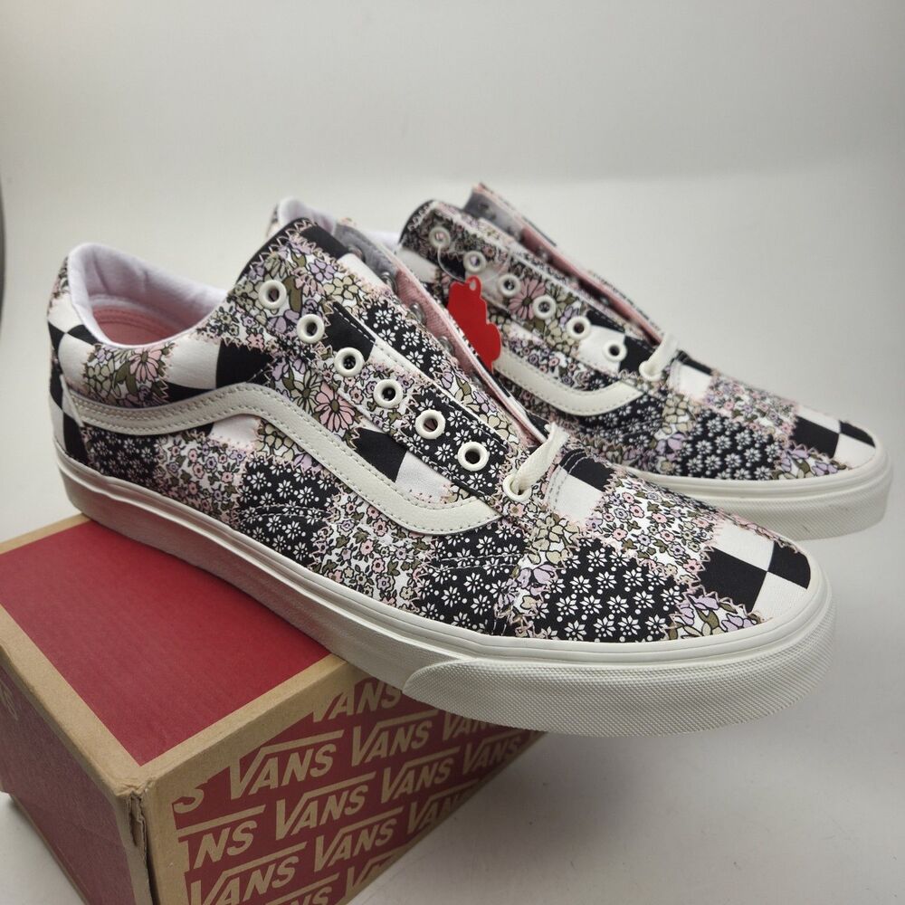 Vans Old Skool Multi/Marshmallow Patchwork Floral VN0A38G19FY Men's Size 13 NIB